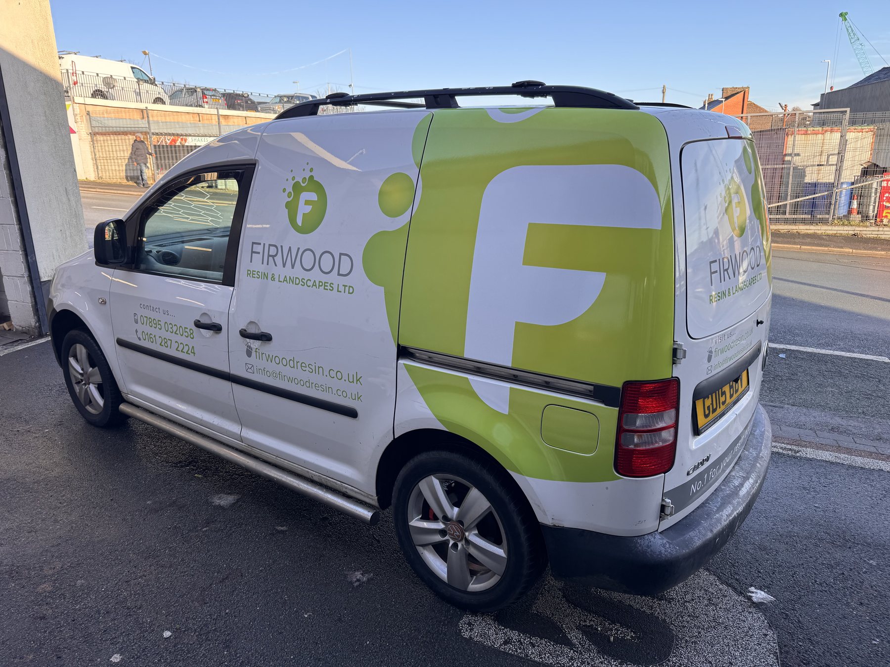 Firwood branded commercial van
